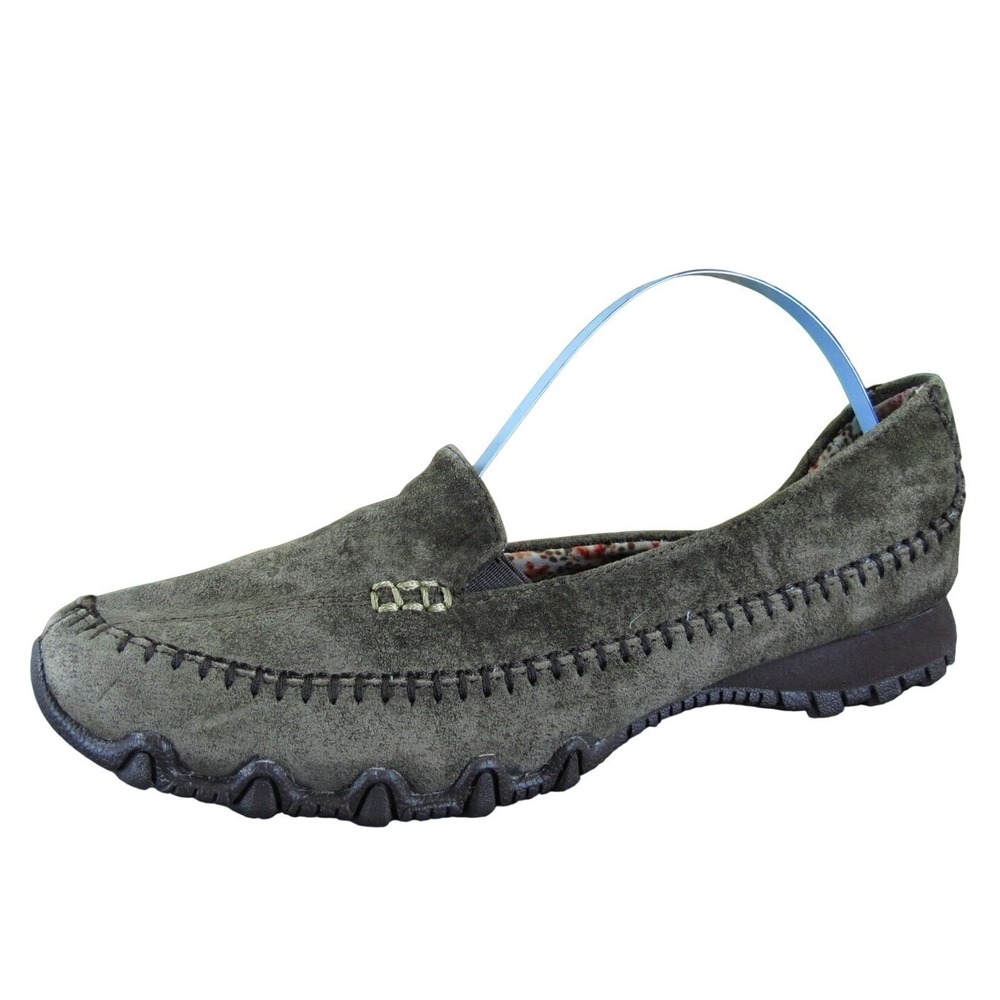 SKECHERS Women's Choc Relaxed Fit Flat Brown Leather 8 Medium Gently Used 2025
